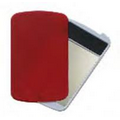 Emery Board/Mirror - 2" x 3-5/8" - Red